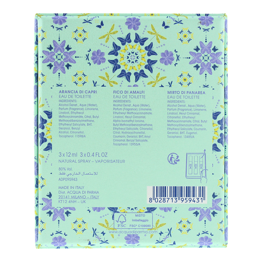 Acqua Di Parma Blu Mediterraneo Forte Gift 3 Piece Gift Set: Arancia di Capri Ea