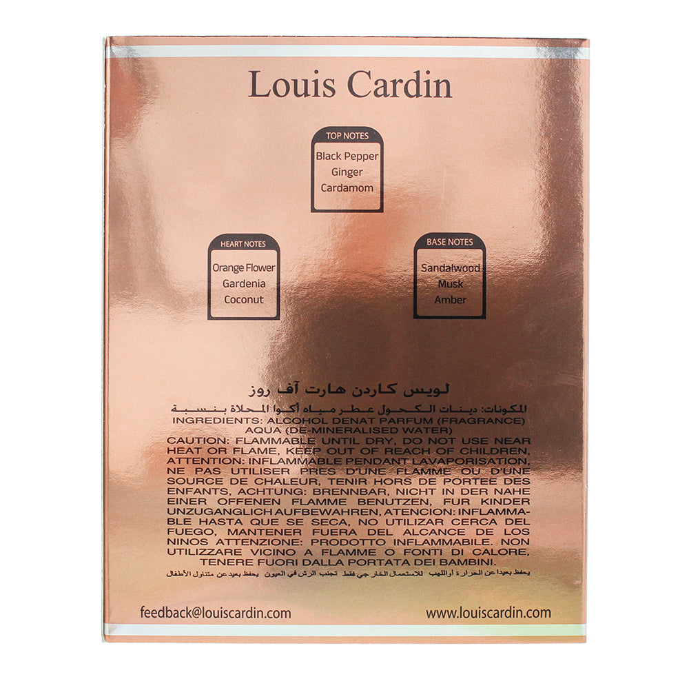 Louis Cardin Heart Of Rose Eau de Parfum 100ml