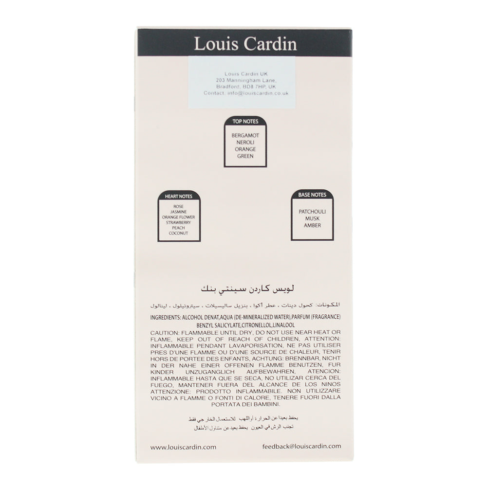 Louis Cardin Scenty Pink Eau de Parfum 100ml