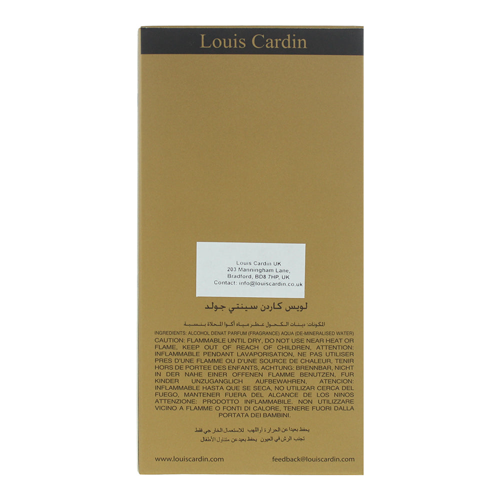 Louis Cardin Scenty Gold Eau de Parfum 100ml