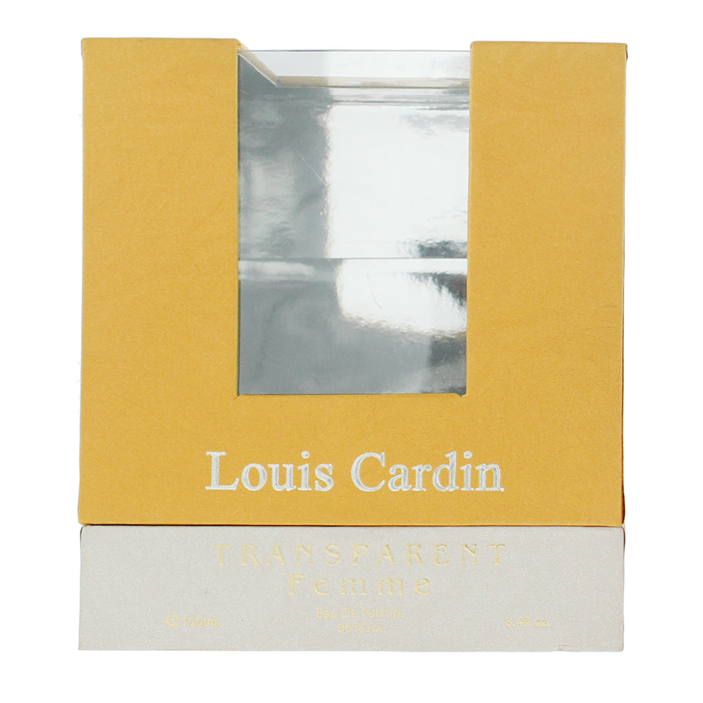 Louis Cardin Transparent Eau de Parfum 100ml - Box