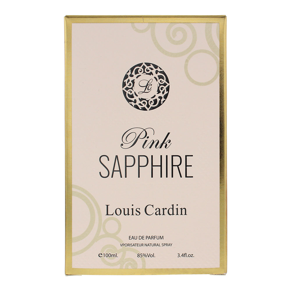 Louis Cardin Pink Sapphire Eau de Parfum 100ml - Box