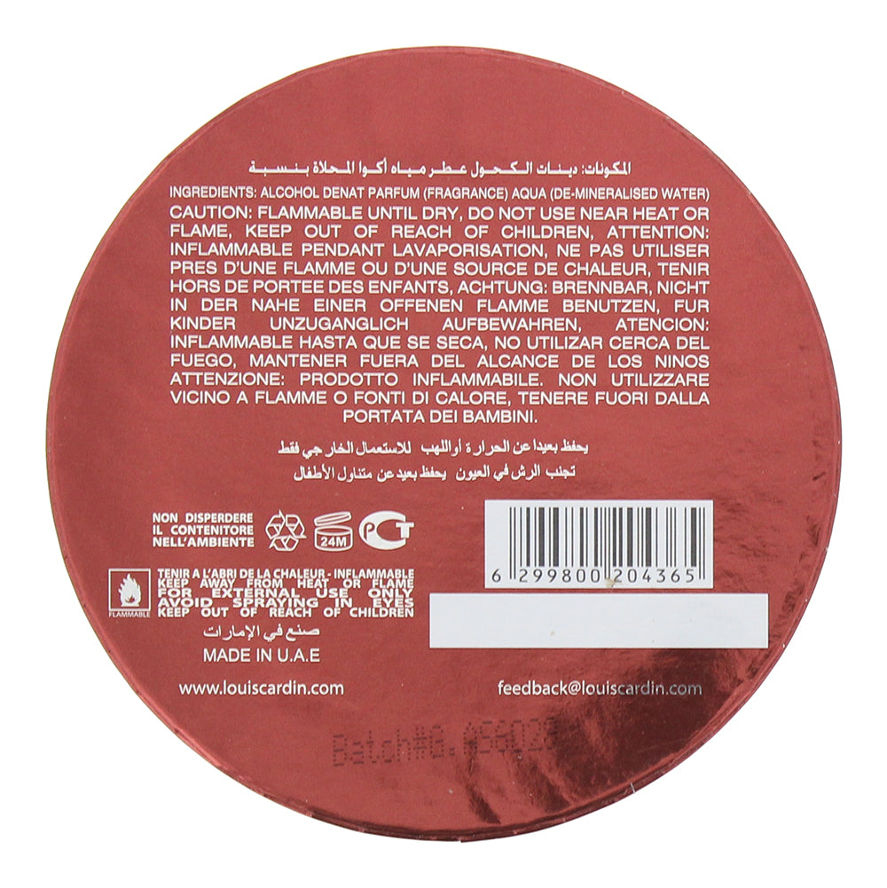 Louis Cardin Al Shaza Eau de Parfum 100ml - Ingredients