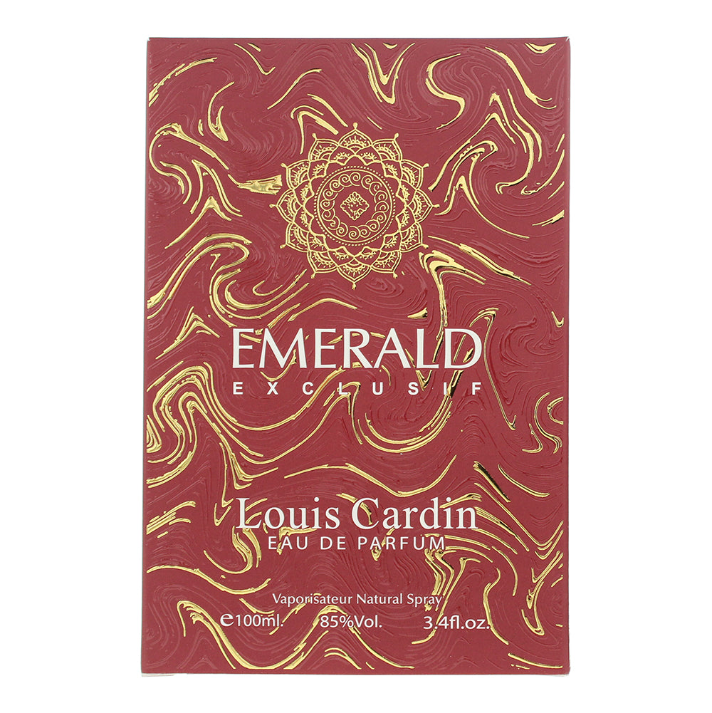 Louis Cardin Emerald Exclusif Red Eau de Parfum 100ml - Box