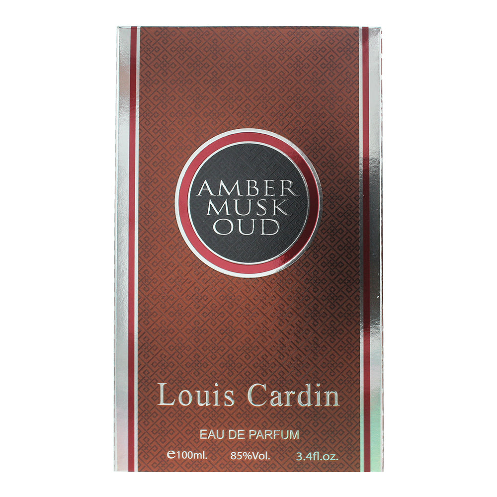 Louis Cardin Amber Musc Oud Eau de Parfum 100ml - Box