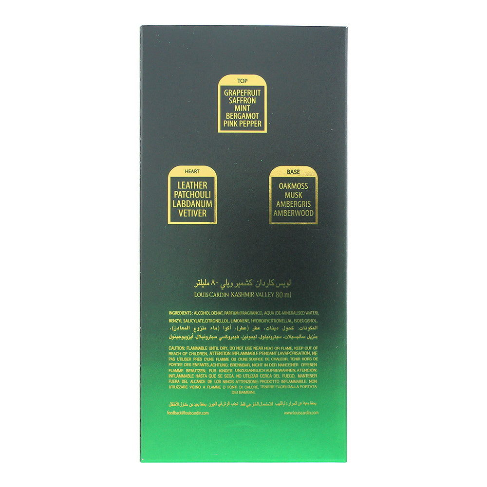 Louis Cardin Kashmir Valley Eau de Parfum 80ml