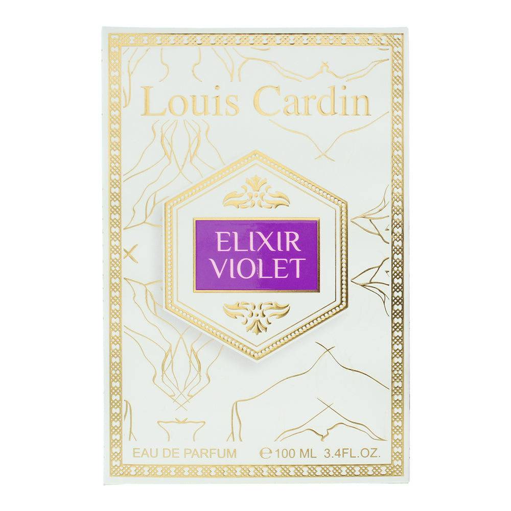 Louis Cardin Elixir Violet Eau de Parfum 100ml - Box