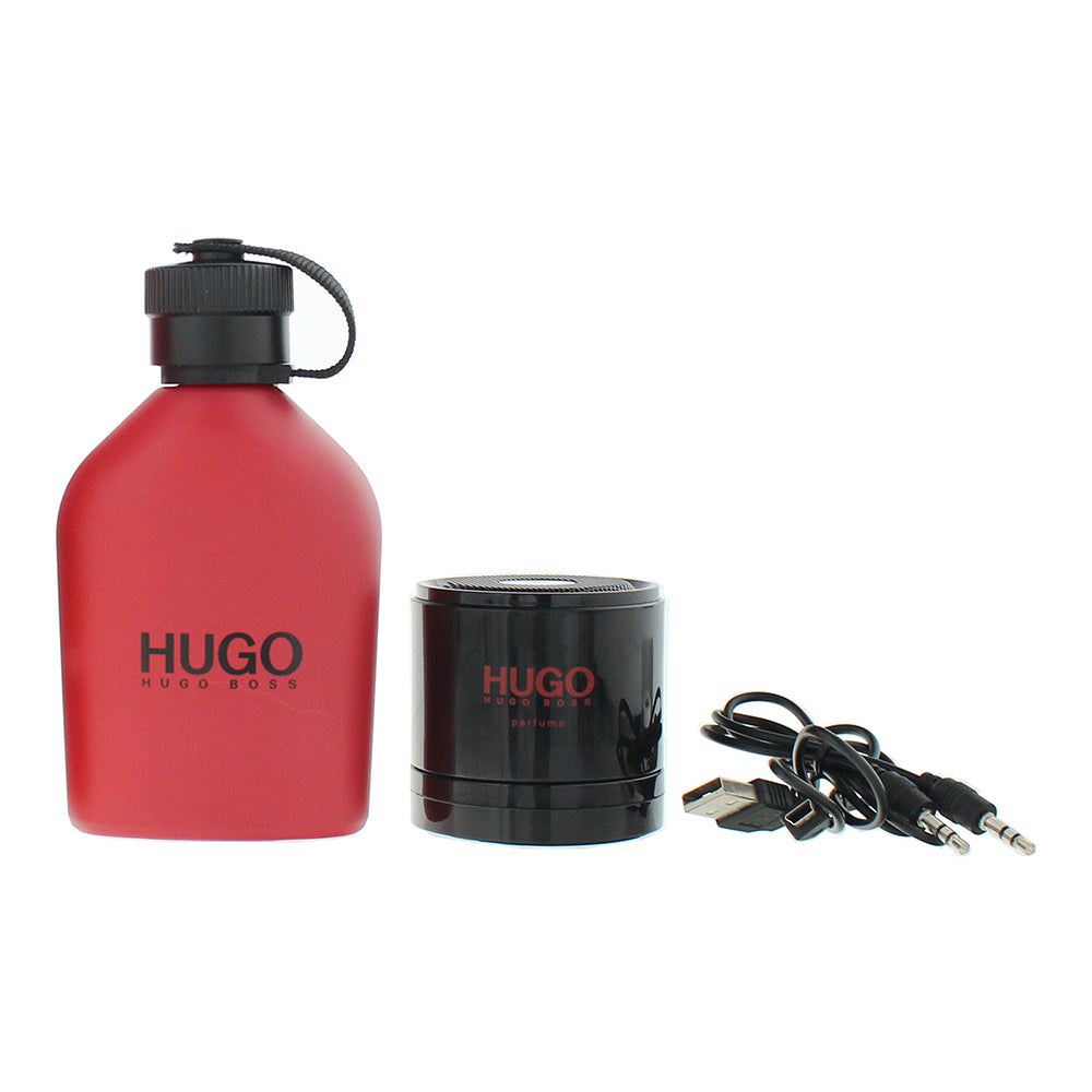Hugo Boss Red 2 Piece Gift Set: Eau de Toilette 125ml - Portable Speaker - Product