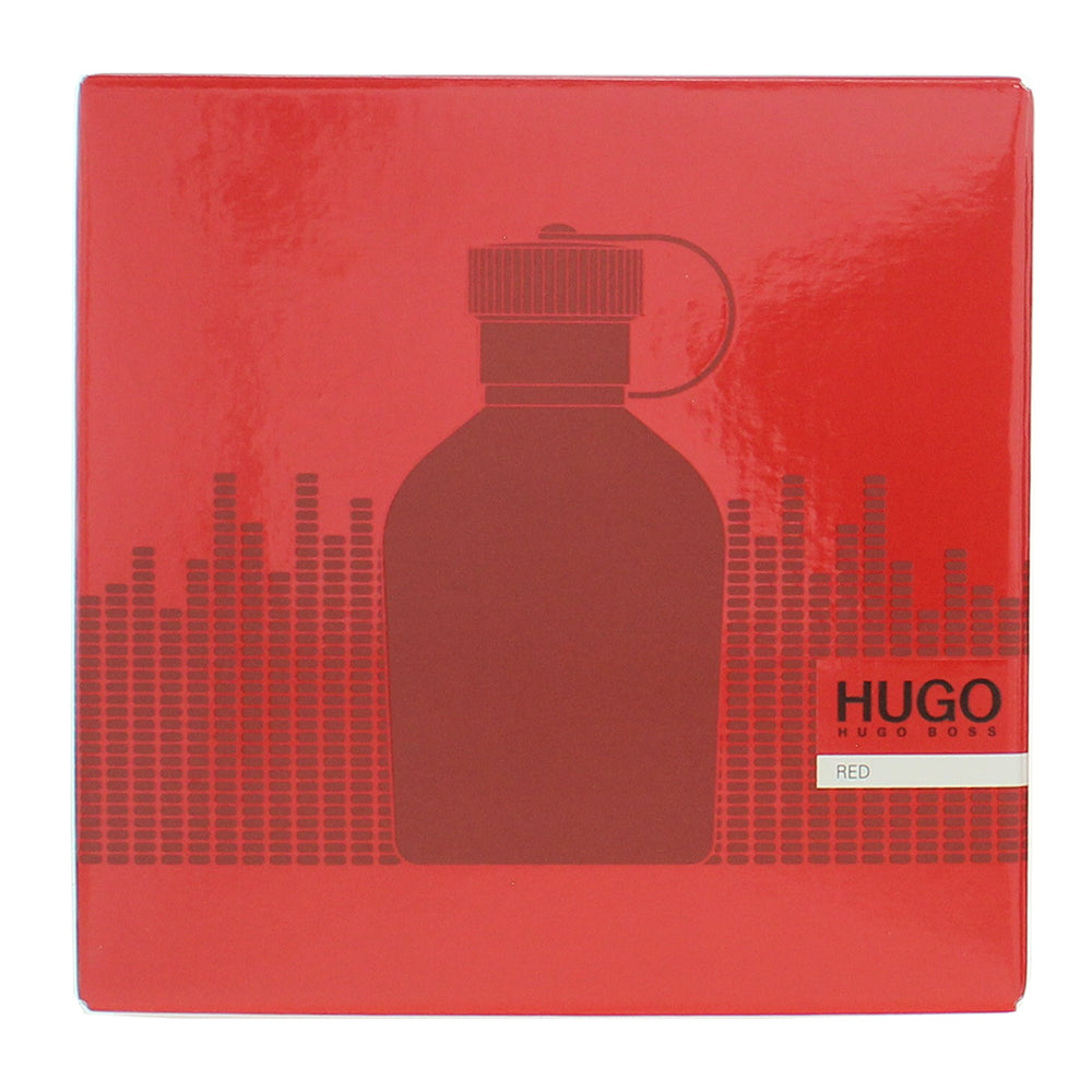 Hugo Boss Red 2 Piece Gift Set: Eau de Toilette 125ml - Portable Speaker - Box