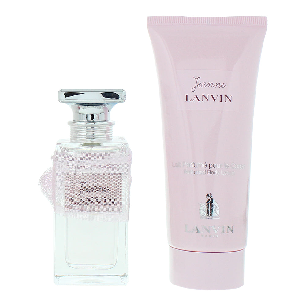 Lanvin Jeanne 2 Piece Gift Set: Eau de Parfum 50ml - Body Lotion 100ml - Product