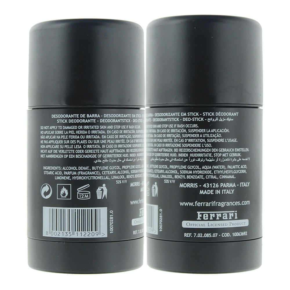 Ferrari Scuderia Black Deodorant Stick 75ml