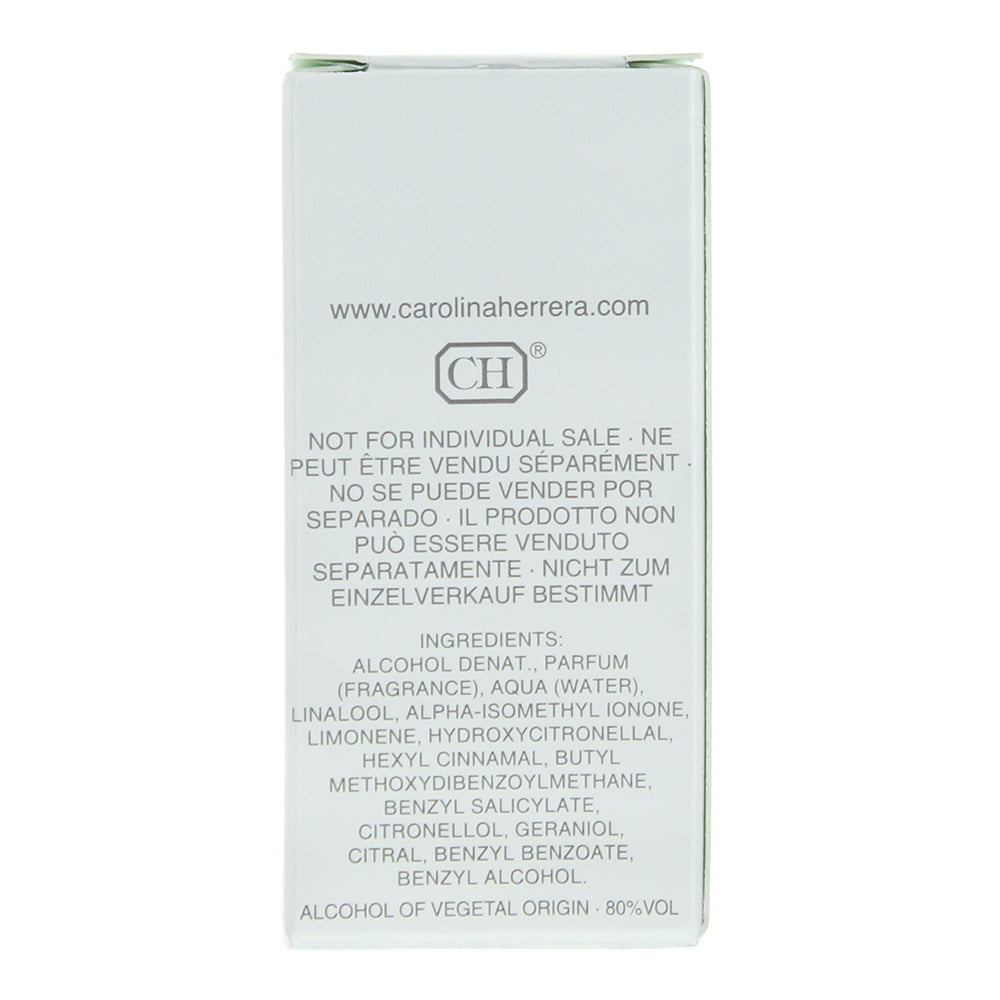 Carolina Herrera 212 NYC Miniature Eau de Toilette 5ml - Not For Sale