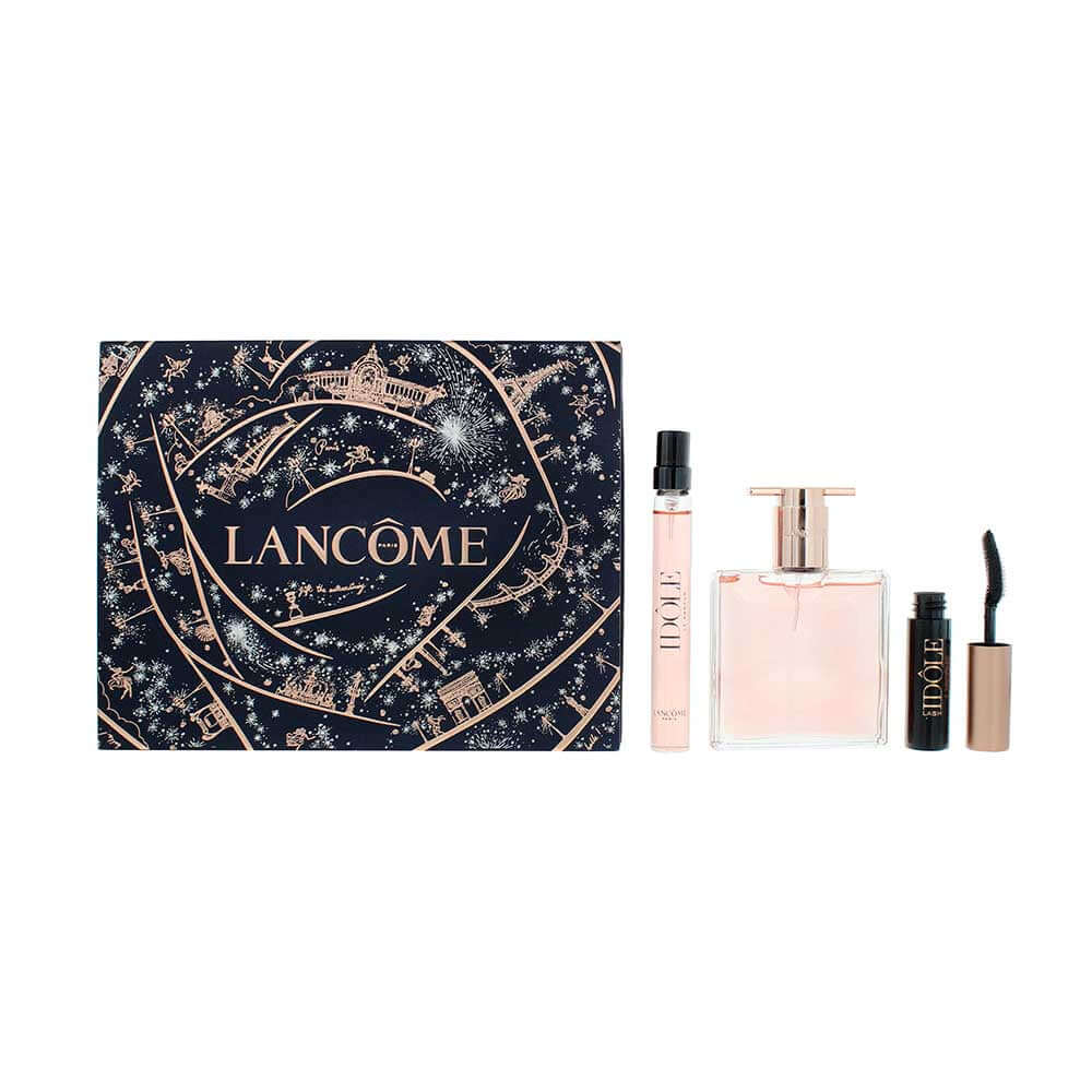 Lancôme Idôle 3 Piece Gift Set: Eau de Parfum 25ml - Eau de Parfum 10ml - Mascar