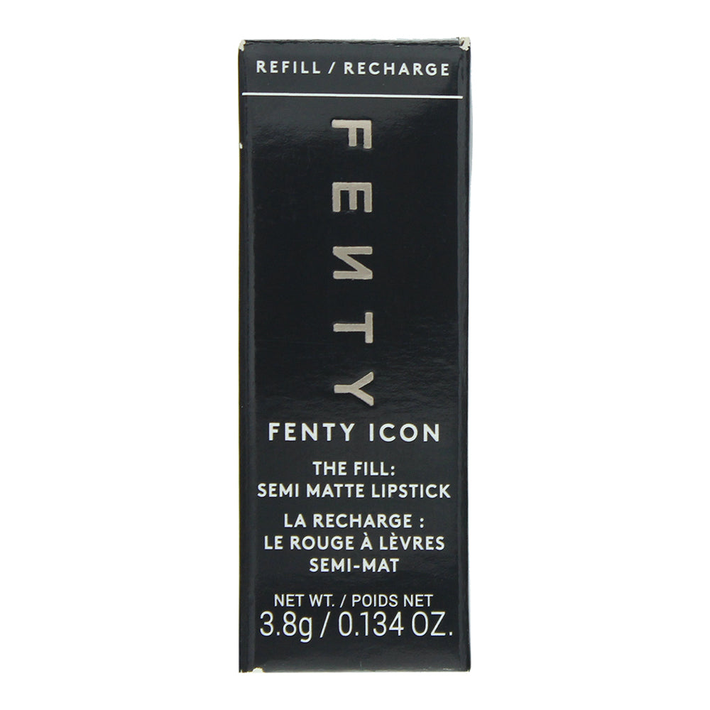 Fenty Beauty Icon Semi Matte Refillable 02 Grill Mast'r Lipstick 3.8g - Box