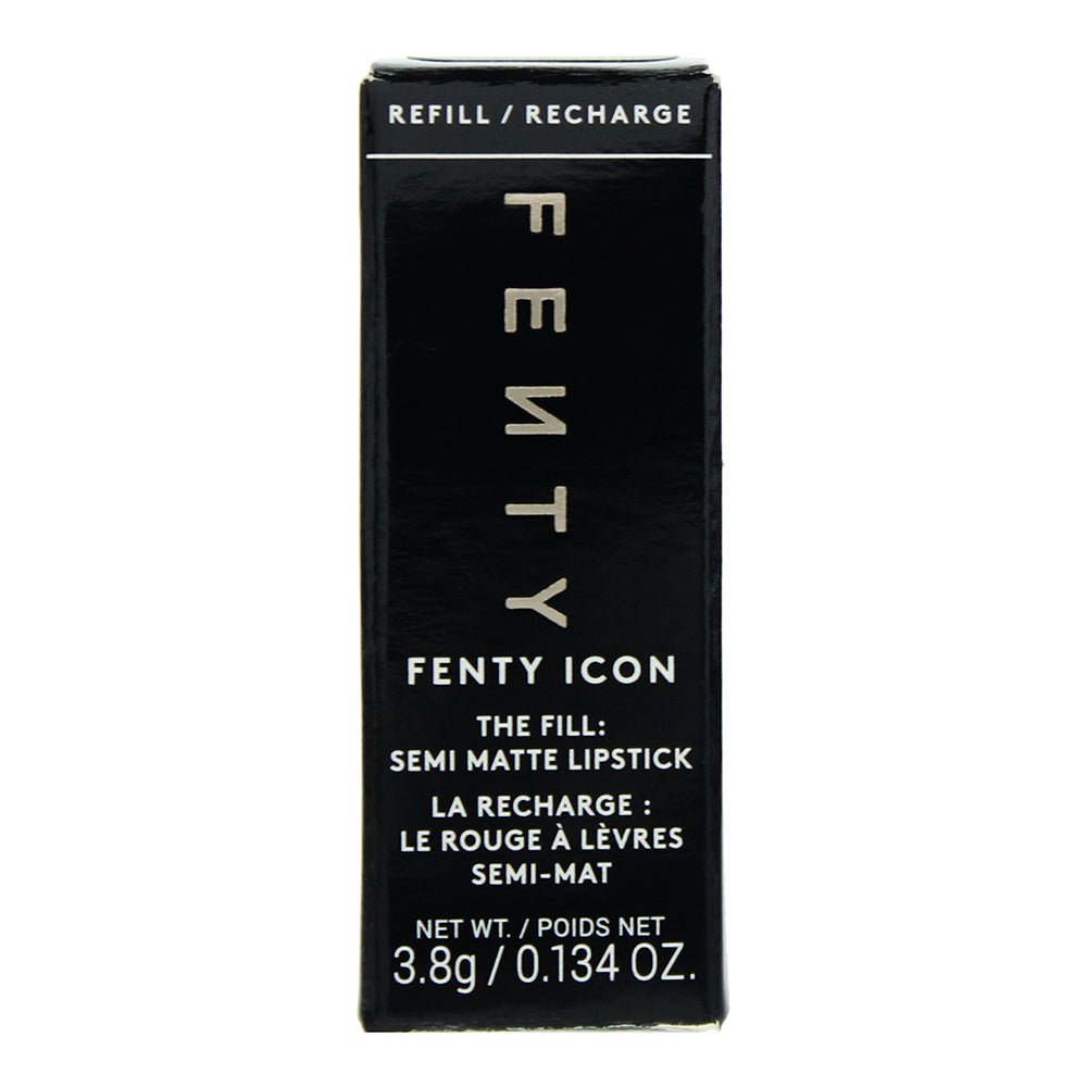Fenty Beauty Icon Semi Matte Refillable Rowdy Roadie Lipstick 3.8g - Box