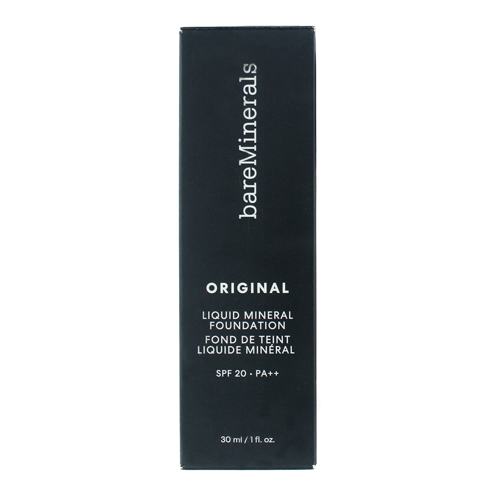 Bare Minerals Original Liquid Mineral 20 Golden Tan Foundation 30ml - Box