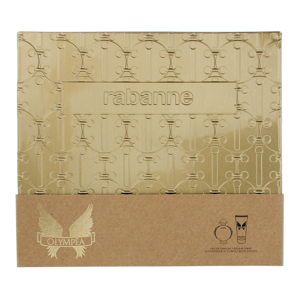 Paco Rabanne Olympéa 2 Piece Gift Set: Eau de Parfum 50ml - Body Lotion 75ml - Box