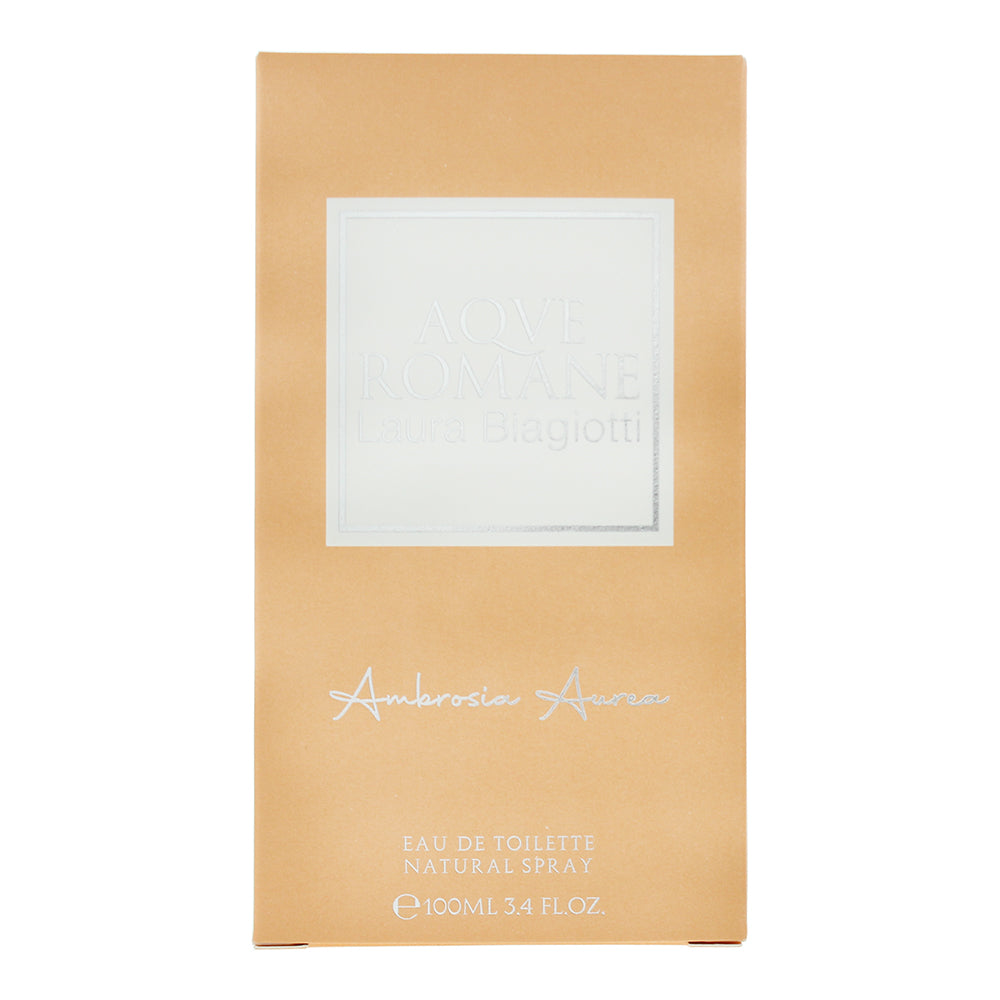 Laura Biagiotti Aqve Romane Ambrosia Aurea Eau de Toilette 100ml - Box
