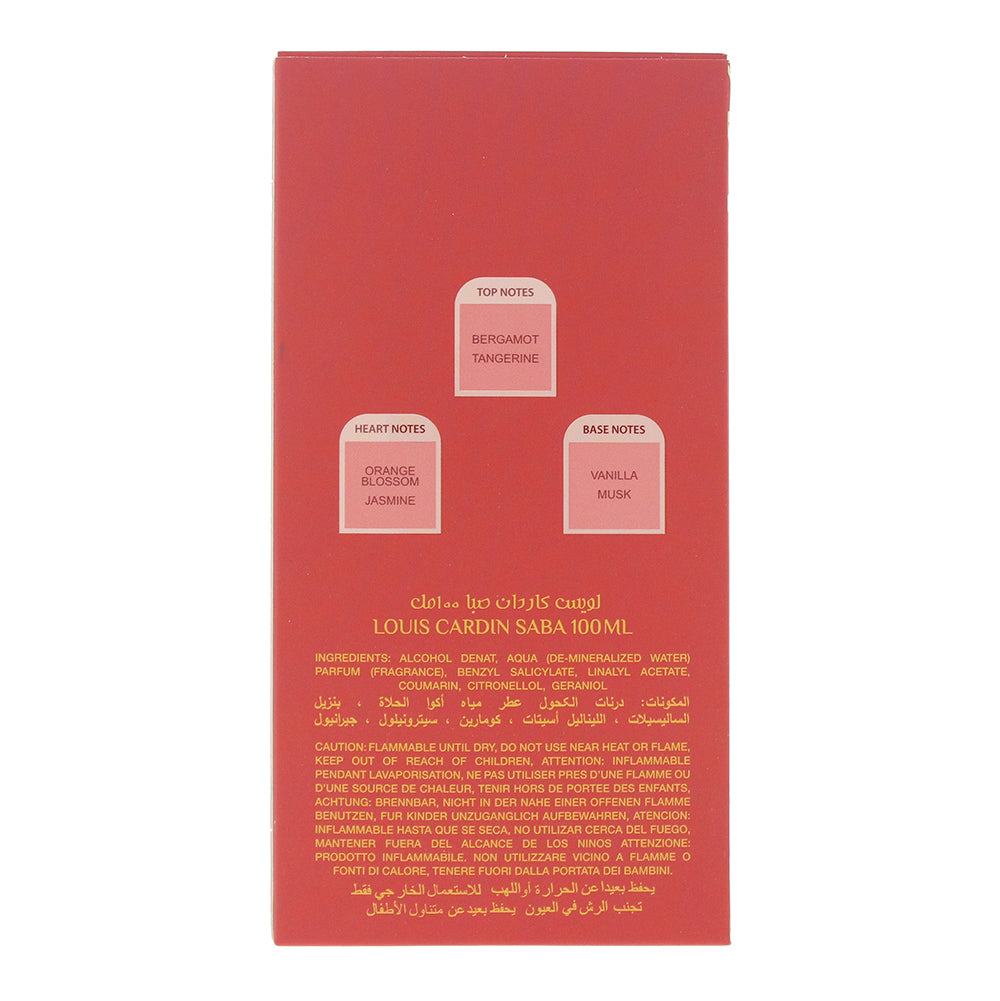 Louis Cardin Saba Eau de Parfum 100ml