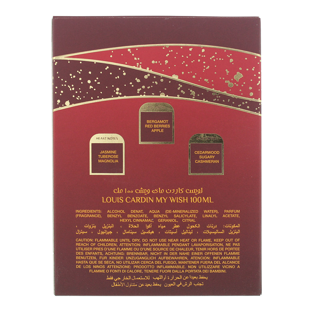 Louis Cardin My Wish Eau de Parfum 100ml