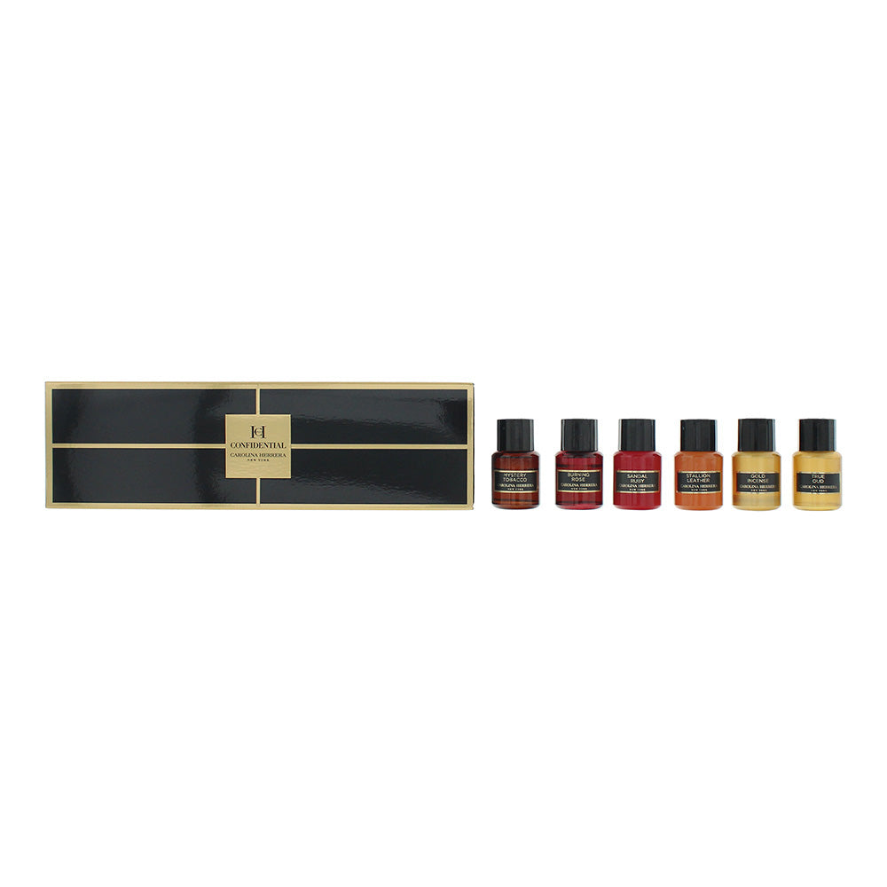 Carolina Herrera Confidential 5 Piece Gift Set: Eau de Parfum 5ml Mini Set: True