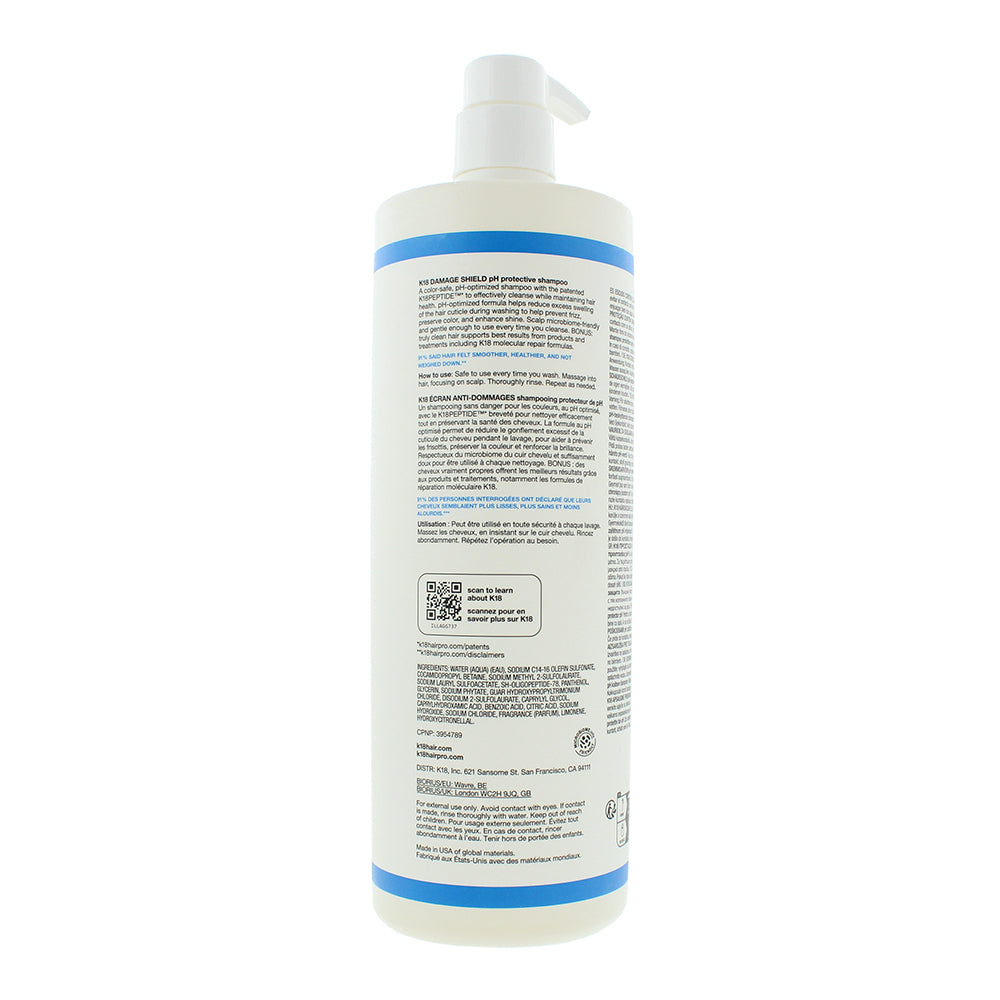 K18 Damage Shield pH Protective Shampoo 930ml