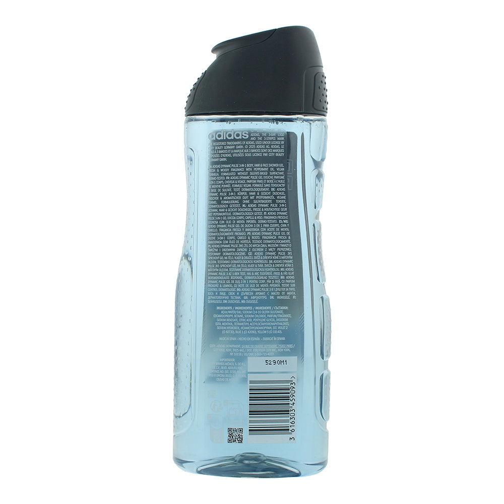 Adidas Dynamic Pulse 3 In 1 Shower Gel 400ml - Ingredients