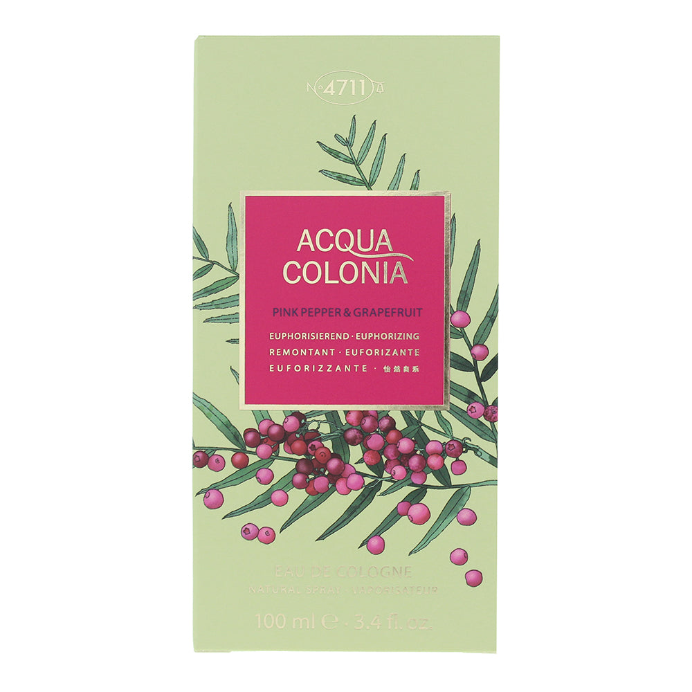 4711 Acqua Colonia Pink Pepper & Grapefruit Eau de Cologne 100ml - Box