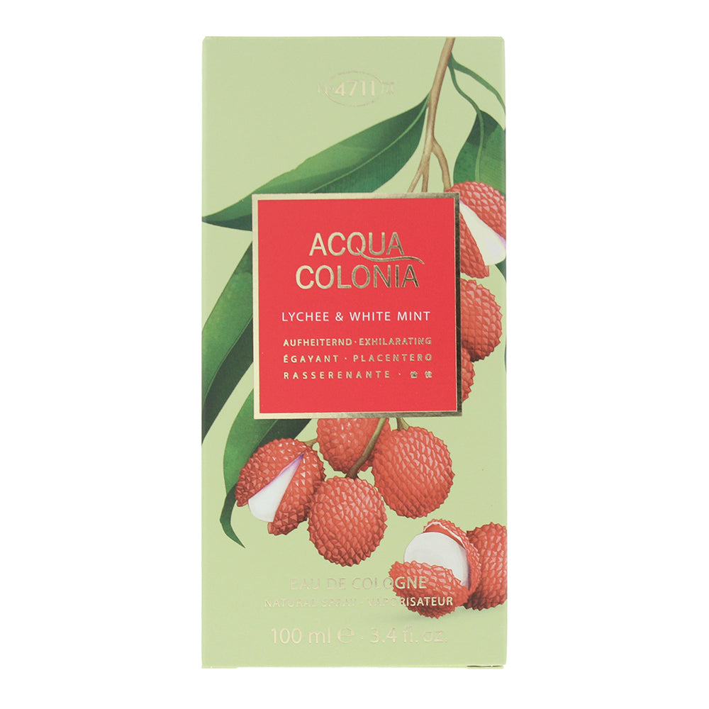 4711 Acqua Colonia Lychee & White Mint Eau de Cologne 100ml - Box