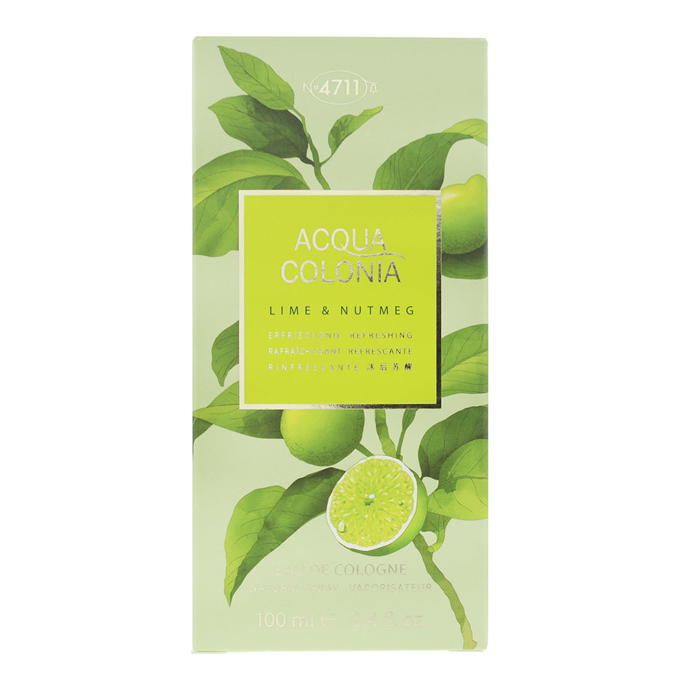 4711 Acqua Colonia Lime & Nutmeg Eau de Cologne 100ml - Box