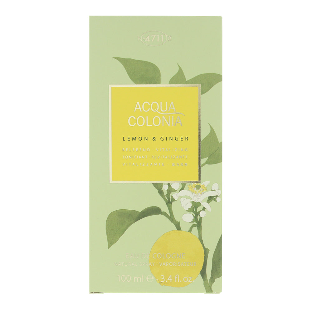 4711 Acqua Colonia Lemon & Ginger Eau de Cologne 100ml - Box