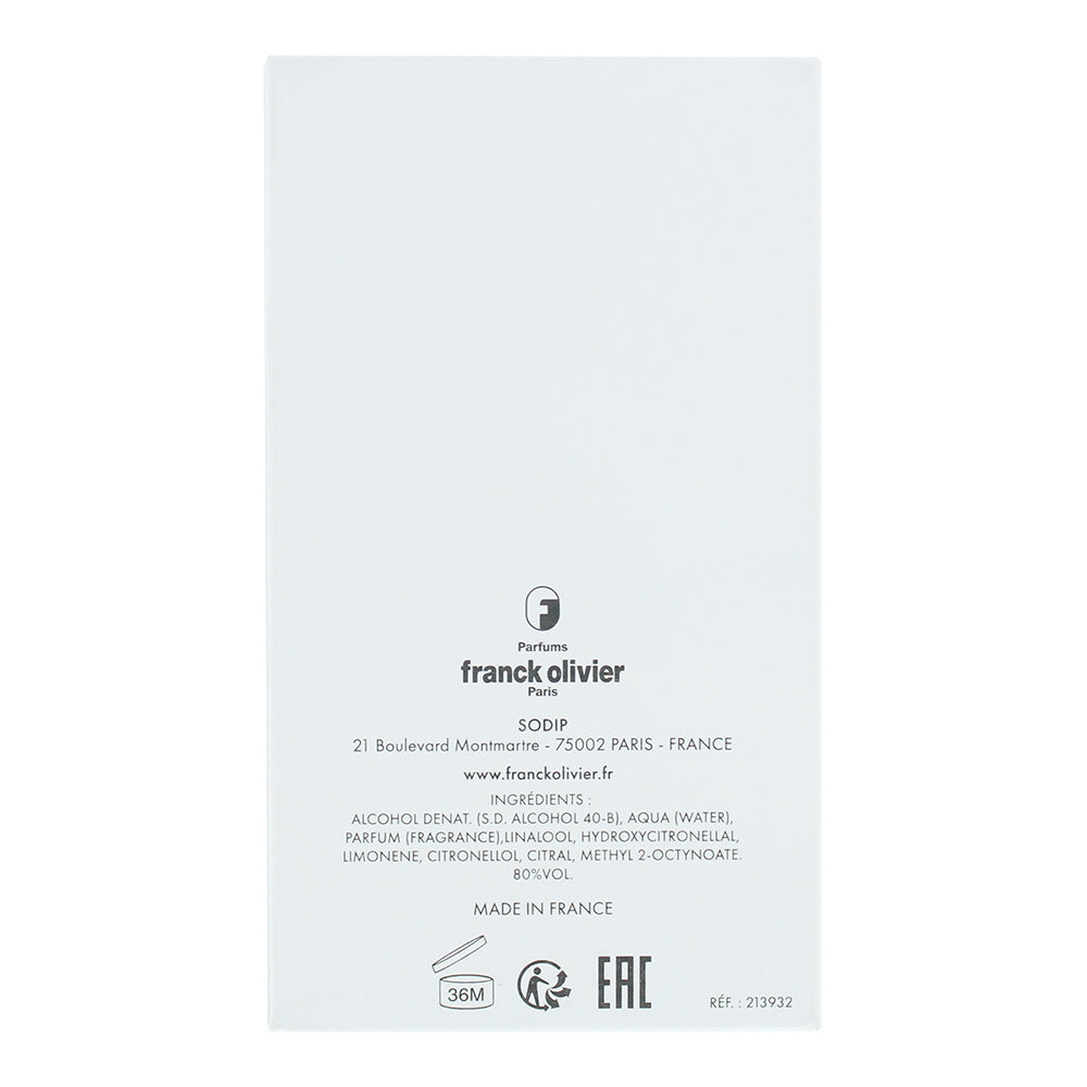 Franck Olivier Miss Eau de Parfum 75ml - Ingredients