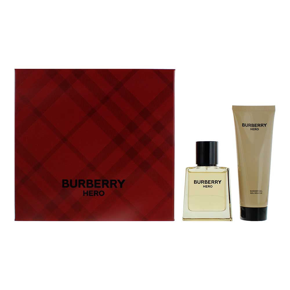 Burberry Hero 2 Piece Gift Set: Eau de Toilette 50ml - Shower Gel 75ml