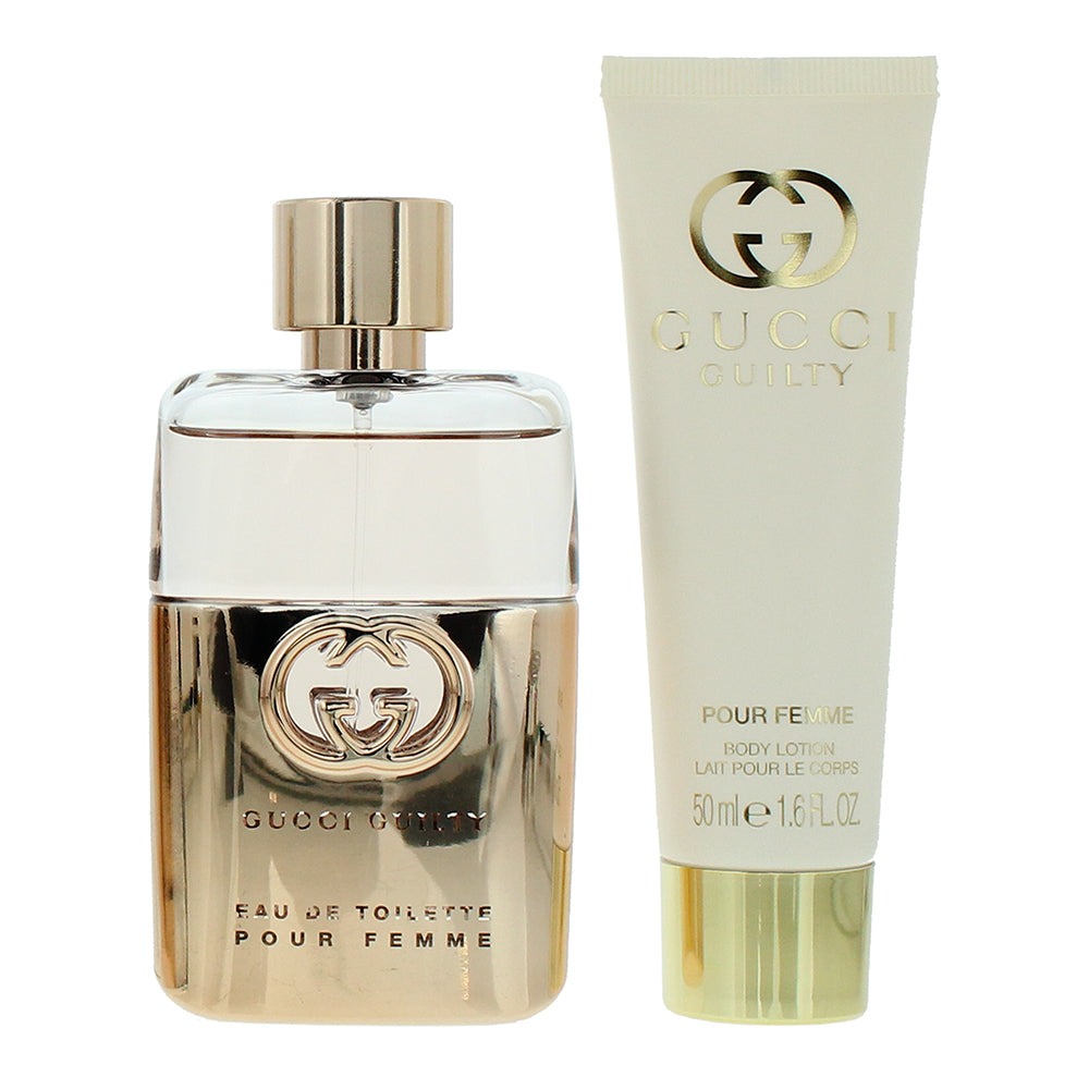 Gucci Guilty Pour Femme 2 Piece Gift Set: Eau de Toilette 50ml - Body Lotion 50m - Product