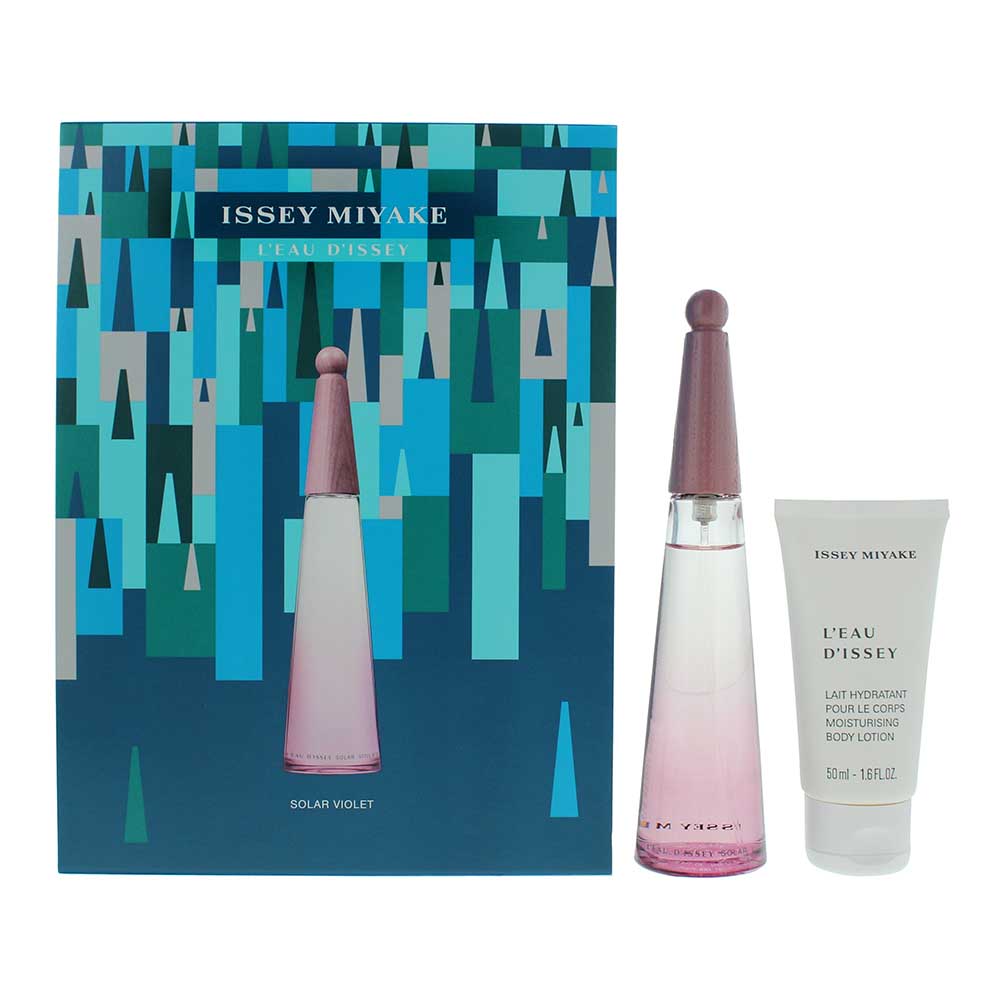 Issey Miyake L'eau D'issey Solar Violet 2 Piece Gift Set: Eau de Toilette 50ml -