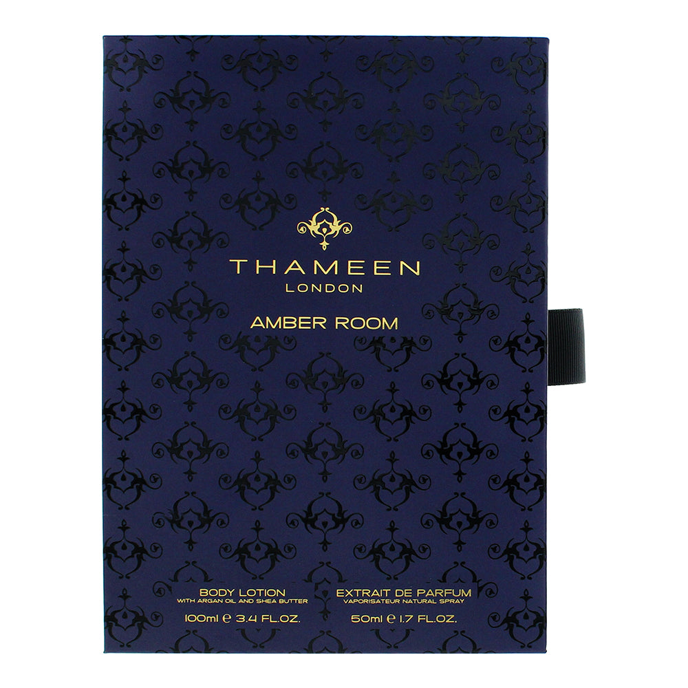 Thameen Amber Room 2 Piece Gift Set: Extrait de Parfum 50ml - Body Lotion 100ml - Box
