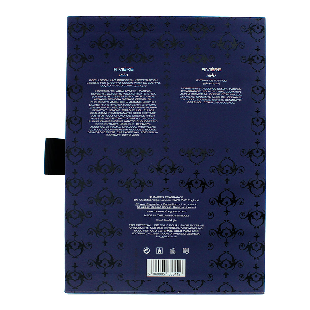 Thameen Riviere 2 Piece Gift Set: Extrait de Parfum 50ml - Body Lotion 100ml