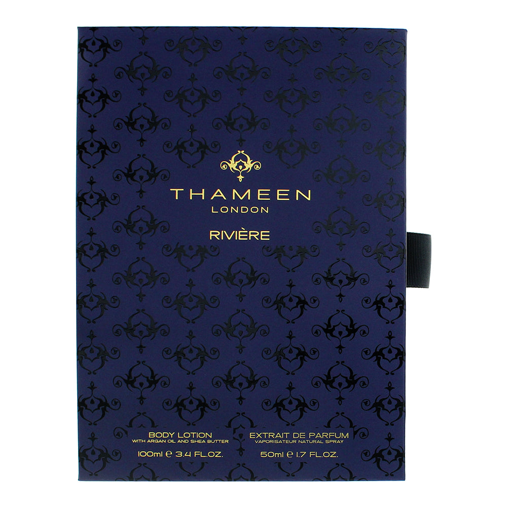 Thameen Riviere 2 Piece Gift Set: Extrait de Parfum 50ml - Body Lotion 100ml - Box
