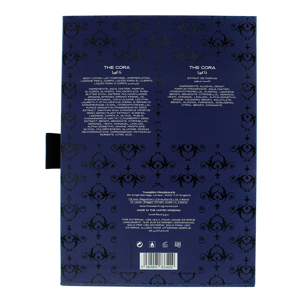 Thameen The Cora 2 Piece Gift Set: Extrait de Parfum 50ml - Body Lotion 100ml