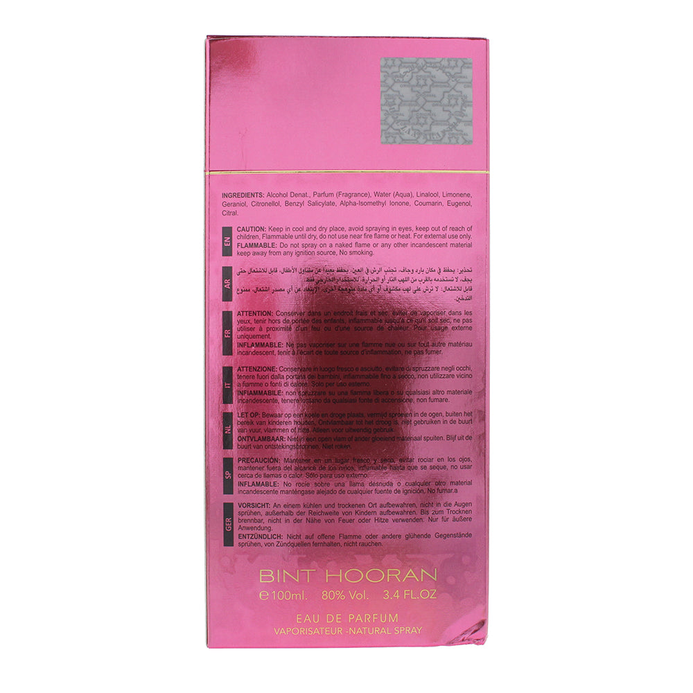 Ard Al Zaafaran Bint Hooran Rose Passion Eau de Parfum 100ml