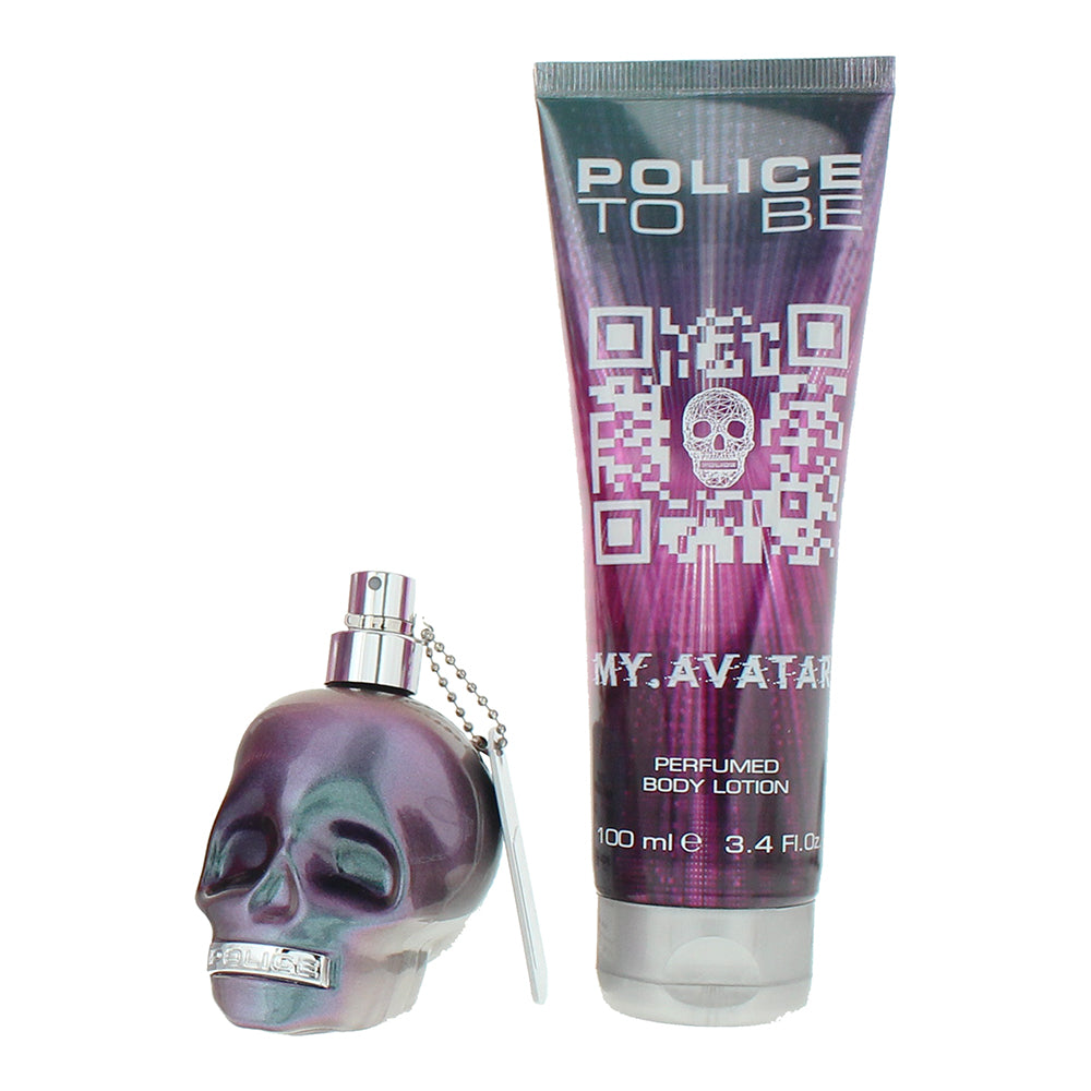 Police To Be My Avatar 2 Piece Gift Set: Eau de Parfum 40ml - Body Lotion 100ml - Product