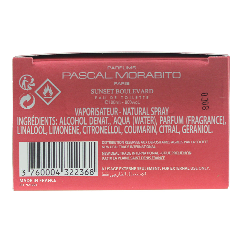 Pascal Morabito Sunset Boulevard Eau de Toilette 100ml