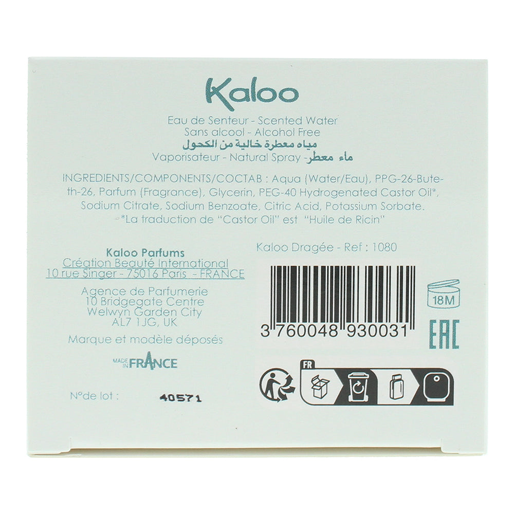 Kaloo Dragee Scented Water 100ml