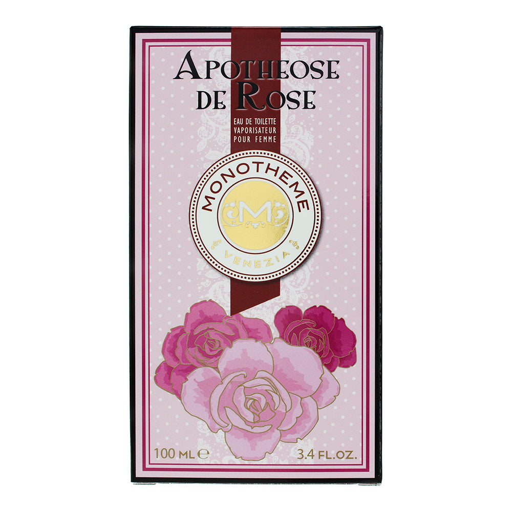 Monotheme Apotheose De Rose Eau de Toilette 100ml - Box