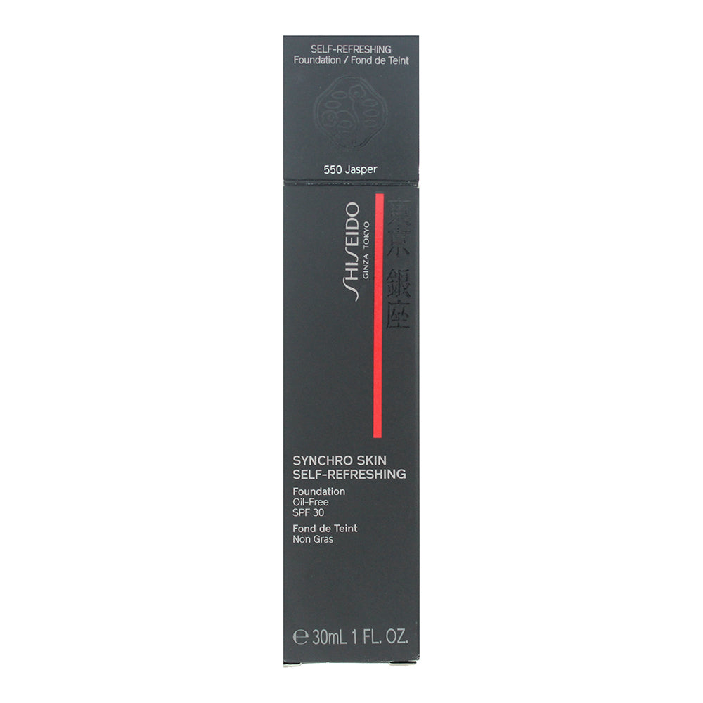 Shiseido Synchro Skin Self- Refreshing 550 Jasper Foundation 30ml - Box