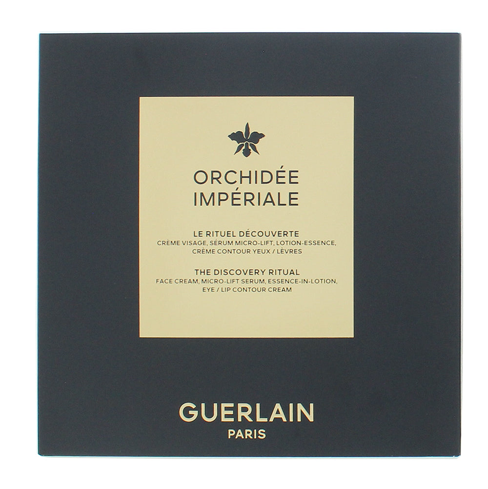Guerlain Orchidée Impériale 4 Piece Gift Set: Essence InLotion 30ml - Face Cream - Box