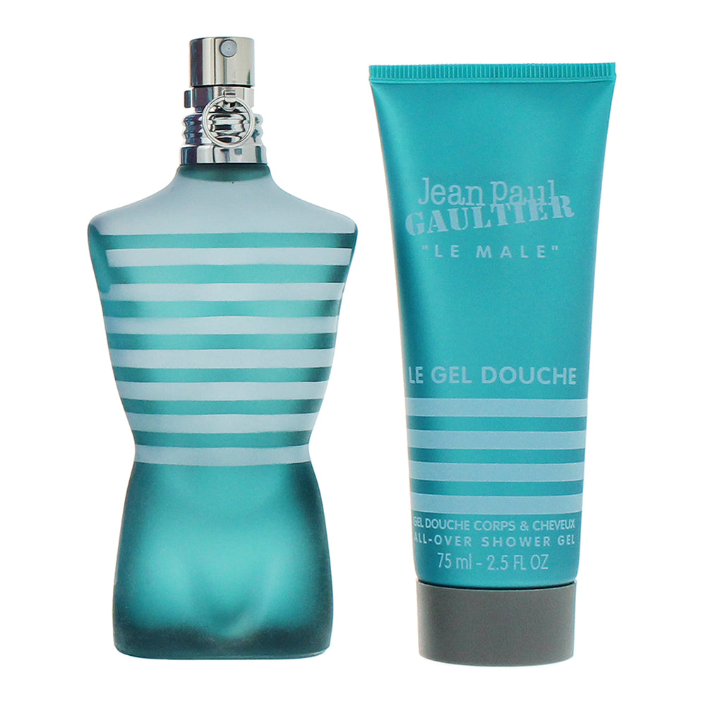 Jean Paul Gaultier Le Male 2 Piece Gift Set: Eau de Toilette 75ml - Shower Gel 7 - Product