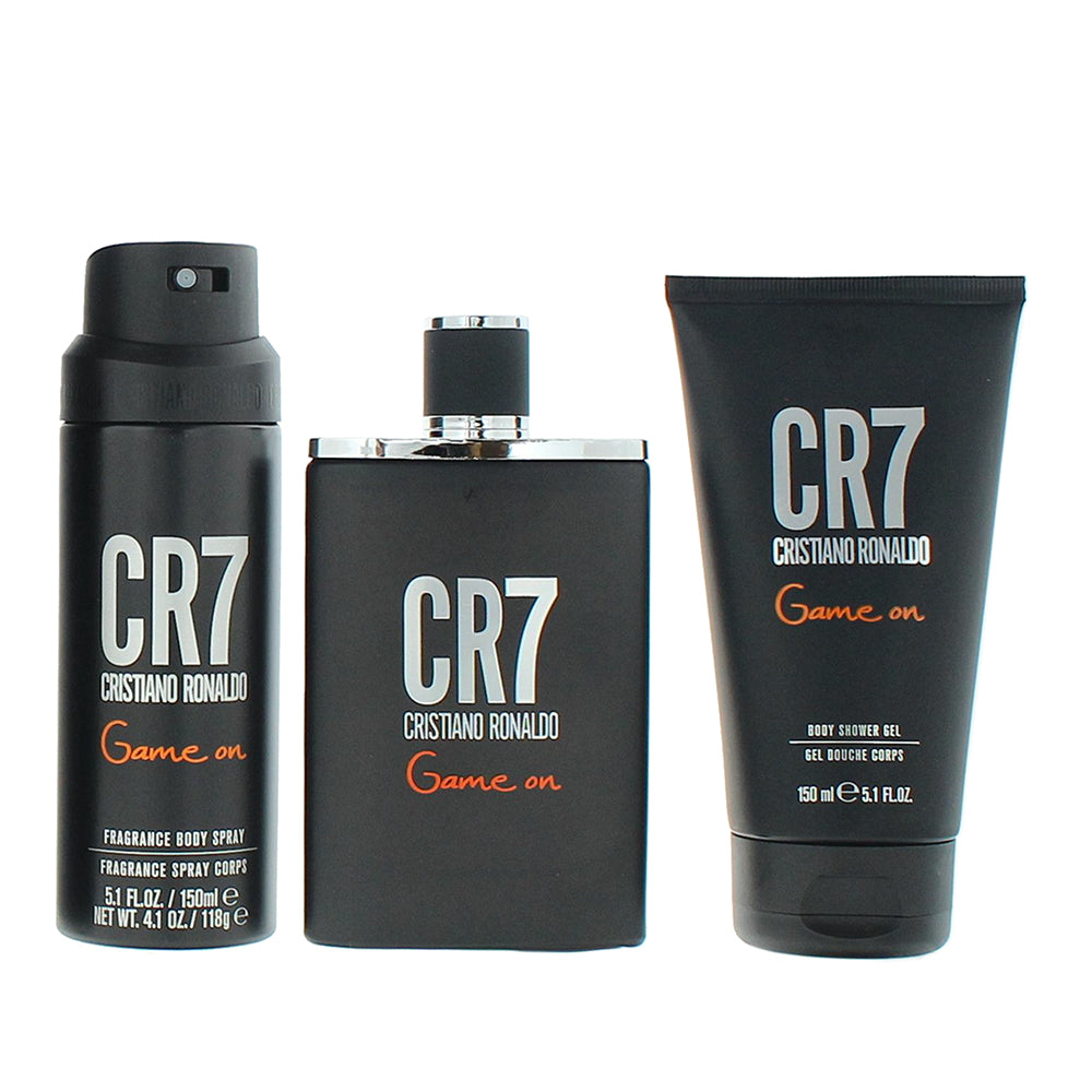 Cristiano Ronaldo Cr7 Game On 3 Piece Gift Set: Eau de Toilette 100ml - Shower G - Product