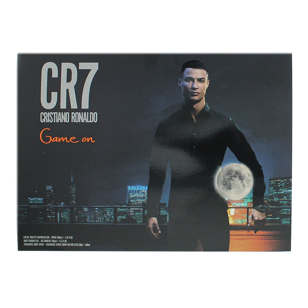 Cristiano Ronaldo Cr7 Game On 3 Piece Gift Set: Eau de Toilette 100ml - Shower G - Box
