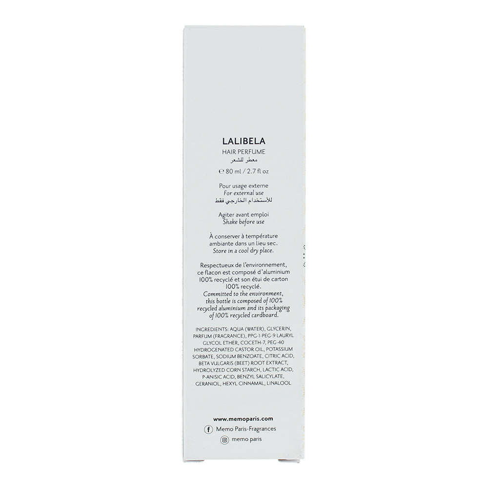 Memo Lalibela Hair Perfume 80ml